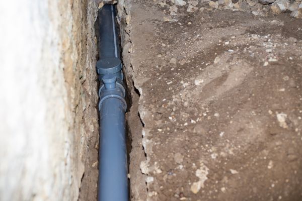 Drain Line Installation in Oshkosh